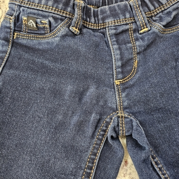 Jordache Pull On Denim Jeggings 63% Cotton 23% Polyester Size XS (4-5) - Picture 5 of 5
